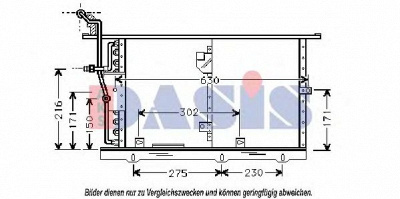 AKS DASIS 122000n -  Конденсатор, кондиционер